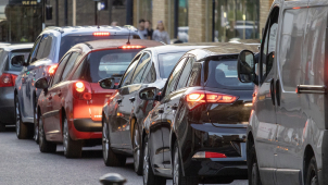 Zdržení na silnici mezi Olomoucí a Přerovem
