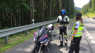 Policisté kontrolovali motocyklisty