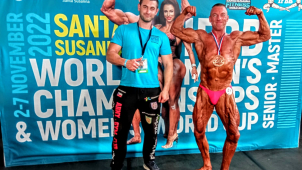 Kulturista Patrik Šerý získal světový bronz