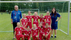 Dívčí přípravka SK Sigma proti klukům