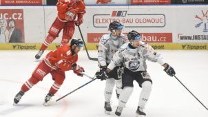 Hokejisté HC Olomouc remizovali ve Vítkovicích