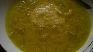 Cibulačka se sýrem