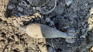 Nebezpečný nález: pyrotechnik potvrdil, že jde o dělostřelecký granát