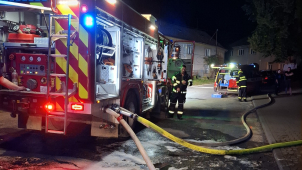 Požár v Bílé Lhotě napáchal škodu přes dva miliony korun