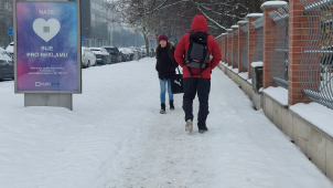 Ráno čeká Olomoucko nová sněhová nadílka