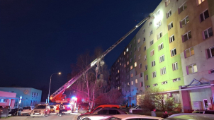 Požár balkonu na Nových Sadech zaměstnal hasiče