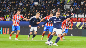 Fotbalisté SK Sigma nedali Zbrojovce šanci