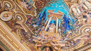 Malby v sále Komenia už čekají finální restaurátorské práce