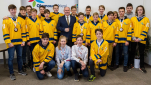 Hejtman přijal medailisty z olympiády mládeže