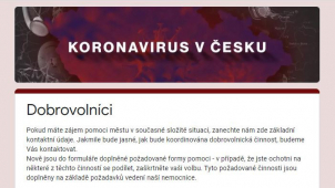 Registrace dobrovolníků v Prostějově