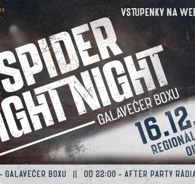Spider fight night opanuje sál RCO