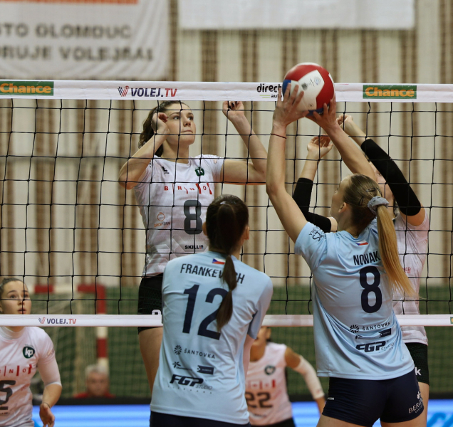 Volejbalistky VK Šantovka vyhrály v Přerově