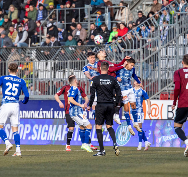 Fotbalisté SK Sigma Olomouc prohráli se Spartou