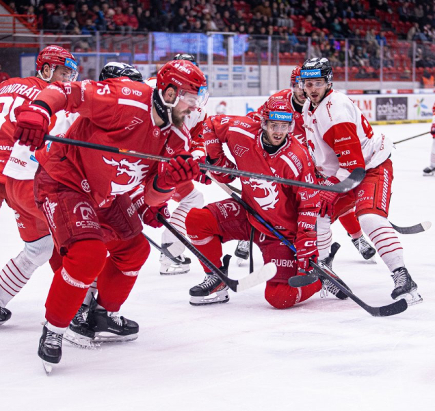 Hokejisté HC Olomouc těsně podlehli Třinci