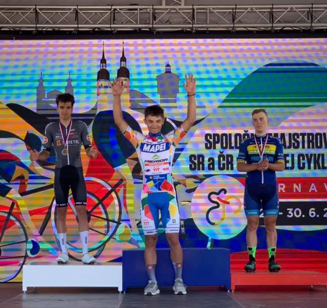 Cyklista Pavel Bittner má juniorský titul