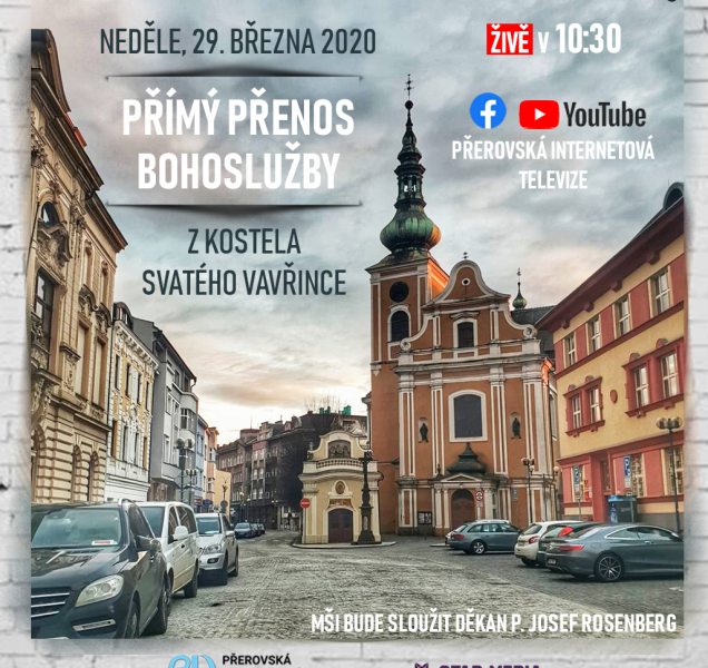 Bohoslužba z Přerova online až k vám
