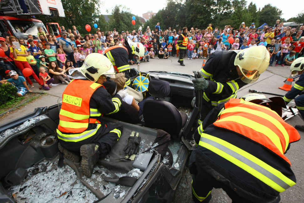 Na Floře se sejdou policisté, hasiči i záchranáři