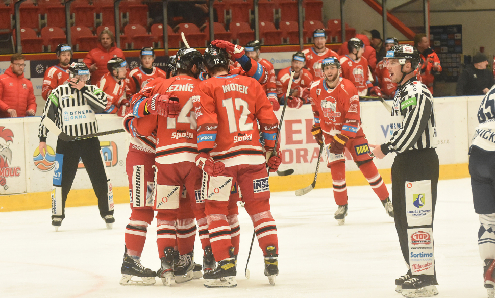 Hokejisté HC Olomouc prohráli s Plzní