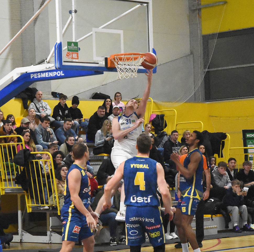 Basketbalisté BK Olomouc vyhráli nad Ústím