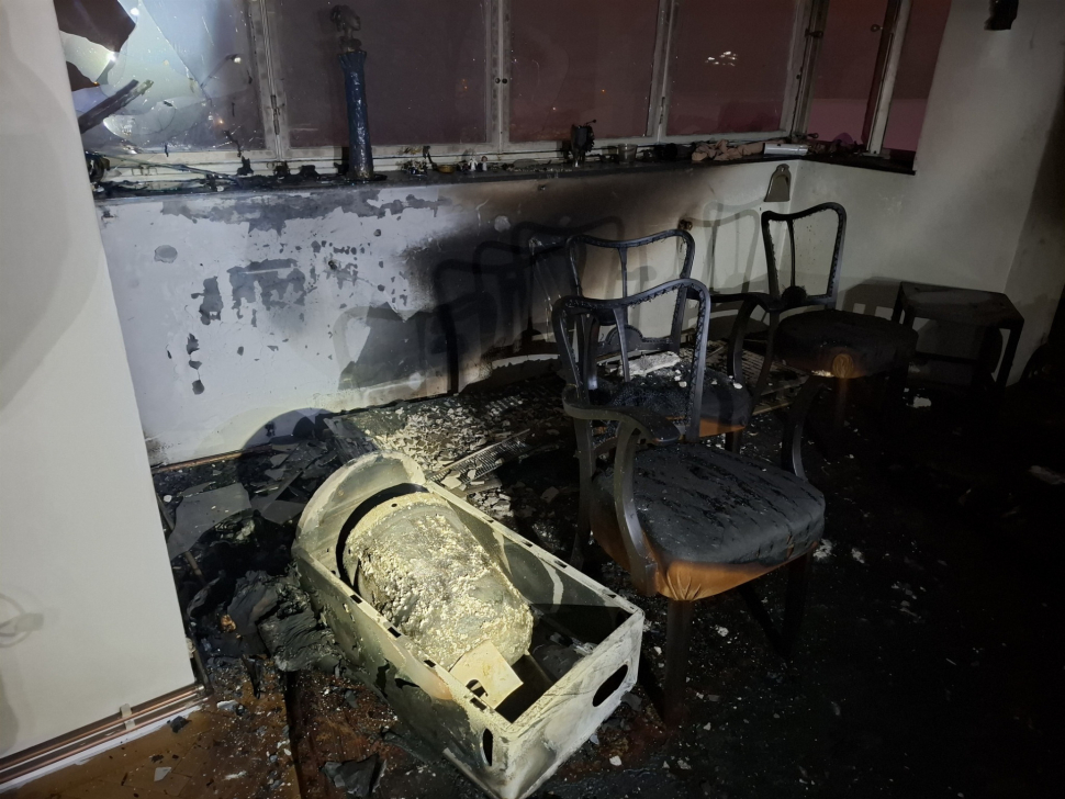 Exploze plynového přímotopu poškodila byt v Olomouci